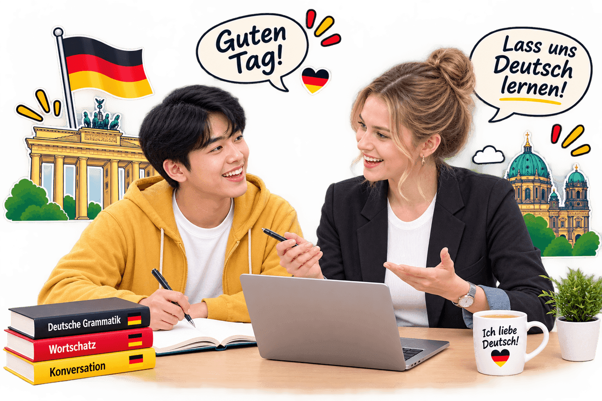 Belajar Bahasa Jerman online bersama Linguo