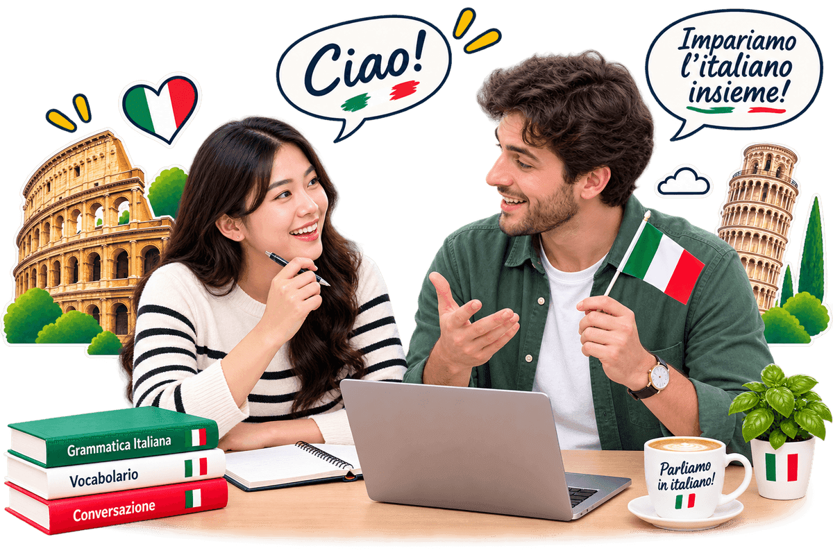 Belajar Bahasa Italia online bersama Linguo